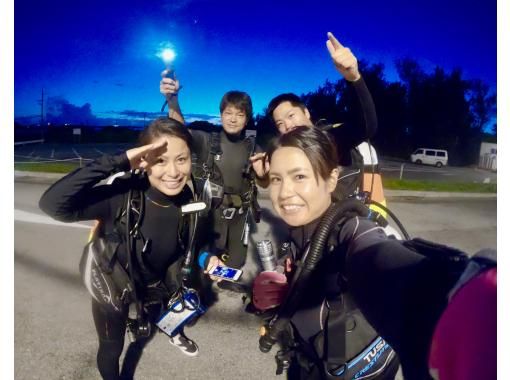 【沖縄・星空＆夜光虫・ナイトダイビング】神秘的な夜の世界！大人気GoPro写真＆動画無料！安心地元沖縄人ガイド！口コミ＆写真満足度Ｎo1の画像