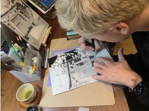 Let's draw "manga and anime" with active animators around Kyoto and Kyoto Station! Beginners and children welcome! No need to bring anything!の画像