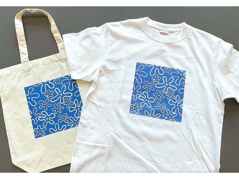 10週年特賣[大阪/城市東部]網版印刷體驗♩可以製作屬於自己的原創T恤和手提包！の紹介画像