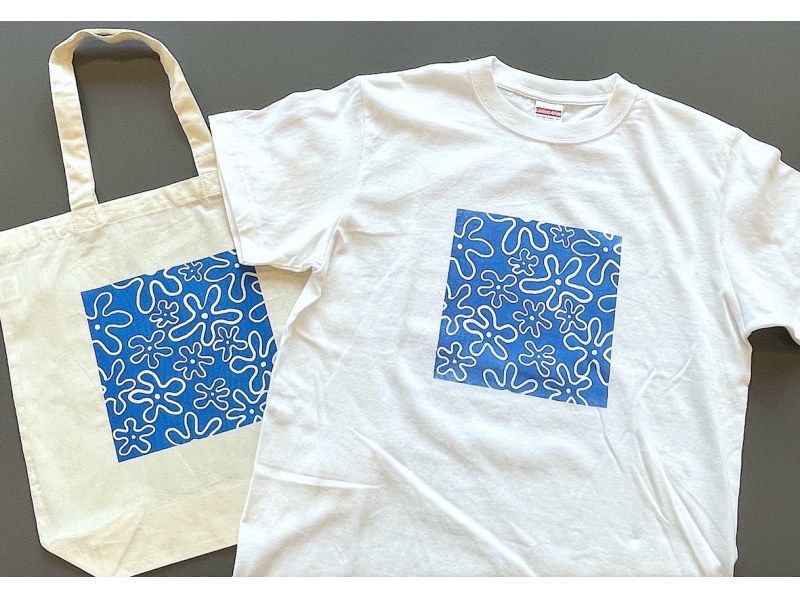 [Osaka/Eastern City] Silkscreen printing experience ♩ Make your own original T-shirts and tote bags!の紹介画像