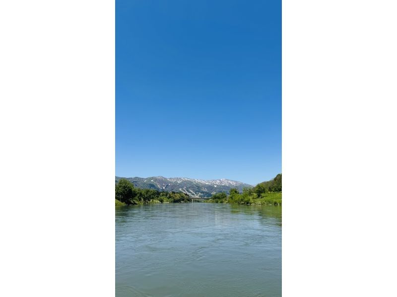 【長野・飯山】千曲川リバーSUP！北信濃の雄大な山々の中を流れるリバーSUPの紹介画像