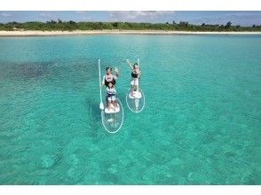 [Miyakojima] Super Summer Sale 2024 [Clear SUP & Snorkeling Tour] Clear SUP & Selectable Snorkel [Drone Photography Option]