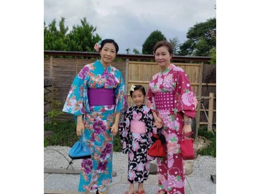 Stroll around in summer yukata at the summer resort area of ​​Mt. Fuji and Lake Kawaguchi from July 1st to September 30th onlyの画像