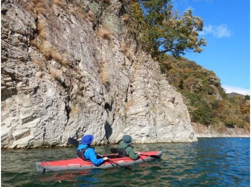 【関東／埼玉 群馬県境】秩父長瀞近くでレイクカヌー カヤック　穴場でたっぷりロングツーリング(乗船２倍)　◎春は新緑★、秋は紅葉＆冬桜もの画像