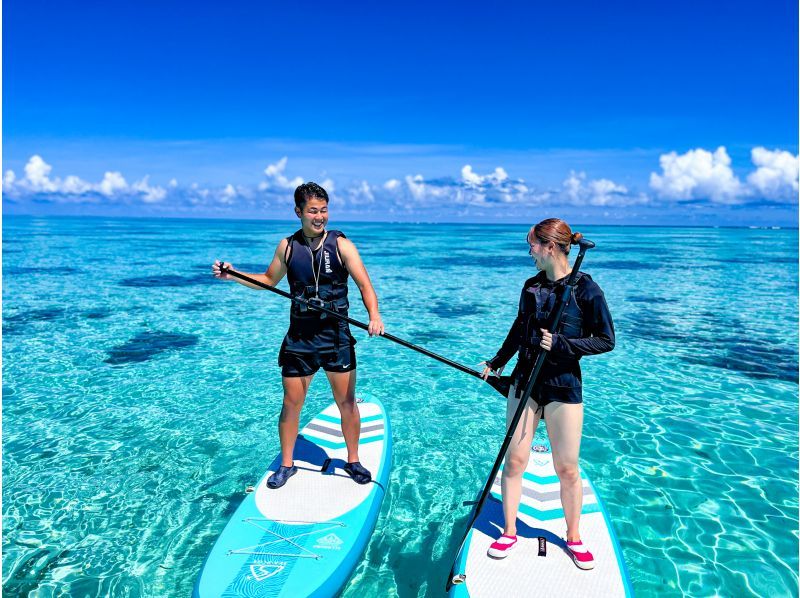 [Ishigaki Island] ★Private tour limited to one group★SUP《To Ishigaki Island's No. 1 beautiful sea‼》I'm glad I came here! I'm confident✨の紹介画像