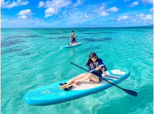 [Ishigaki Island] ★Private tour limited to one group★SUP《To Ishigaki Island's No. 1 beautiful sea‼》I'm glad I came here! I'm confident✨の画像