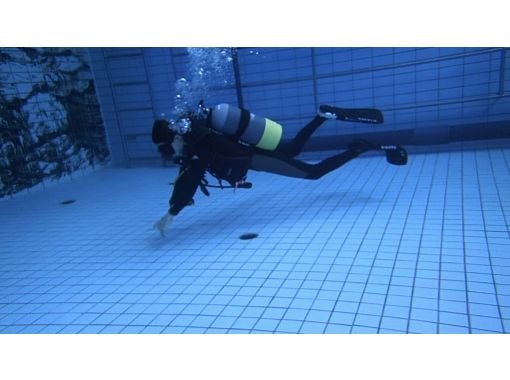 [Tokyo] "Diving experience in a heated pool" is safe for beginners, and a step up to overseas license coursesの画像