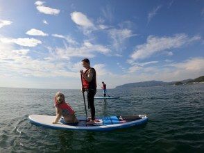 【千葉・南房総】初心者大歓迎！好アクセス！愛犬と感じる海の上の特別な時間。透明度の高い海でDOG SUP体験の画像