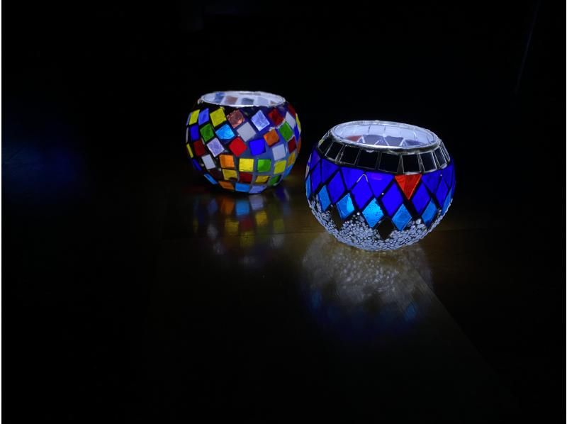【北海道・帯広】カップル、家族に人気のモザイクガラスで作るキャンドルホルダー　の紹介画像