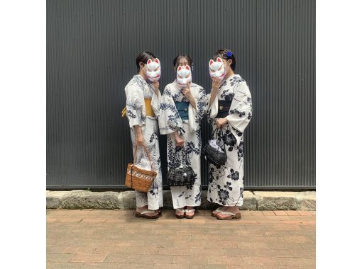 【사이타마 · 가와고에] 코에도 가와고에에서 기모노 렌탈 체험 ♪ 여성 헤어 세트 포함の画像