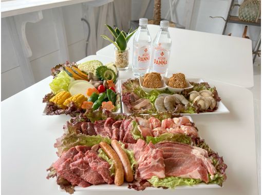 【아마미오시마・BBQ】isola 강추! 【선택할 수 있다】 Isola Garden BBQ / 시마 흑돼지 샤브샤브の画像