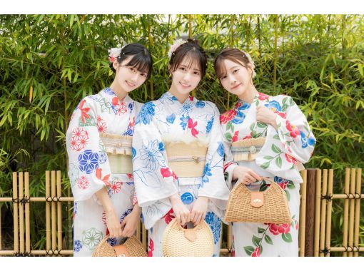 [Tokyo, Akihabara] Super bargain yukata rental! Choose from your favorite grade and get hair styling for just 4,950 yen!! Women-only student discount plan with a discount of up to 5,500 yen☆の画像
