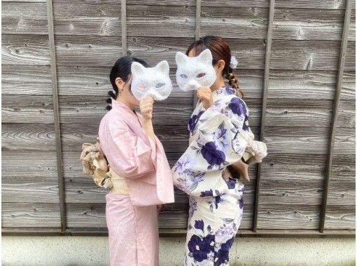 【이시카와 · 가나자와] 유카타 렌탈 ♪ 히가시 차야 거리까지 도보 1 분! 여자 여행이나 커플 여행에 추천の画像