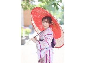 [Right near Niigata Station] Kimono (yukata) rental | Single person plan | Wear a kimono (yukata) and stroll around the city freely! 