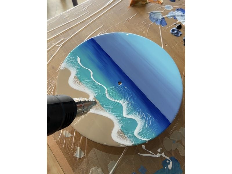 【石垣島/体験】完全オリジナル！石垣島の海を時計にするOcean Clock製作♡団体可！の紹介画像