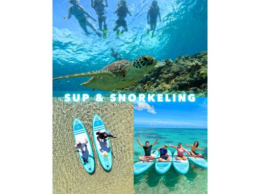 [石垣島] 限定1組：【在島上最美的海域體驗立槳衝浪＆浮潛】或【體驗立槳衝浪＆海龜浮潛】任選其一！超人氣行程！の画像