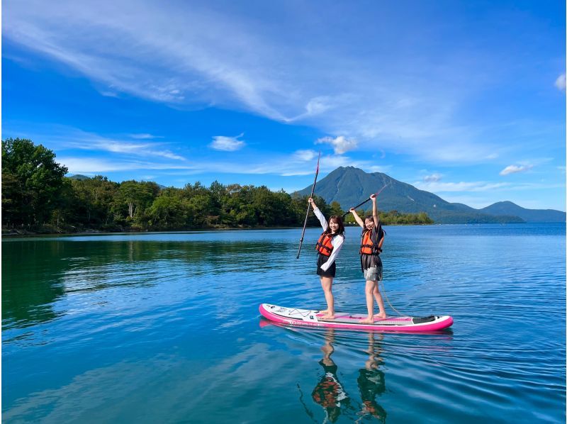 【北海道・SUP体験】透明度の高い支笏湖の湖面をクルージング！SUP体験（半日コース）の画像