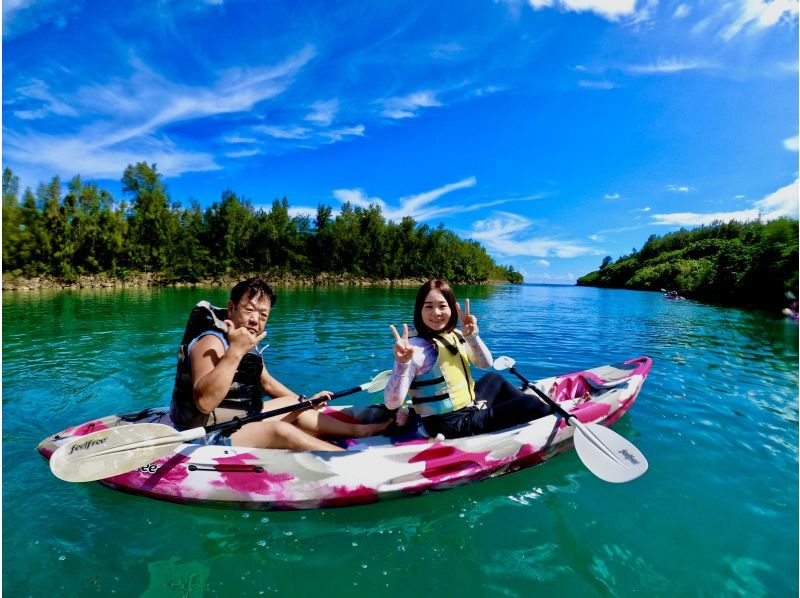 [Miyakojima Jungle Cruise] Mangrove canoe (kayak) and cave visit tours depending on top secret spots. Approximately 1 hourの紹介画像
