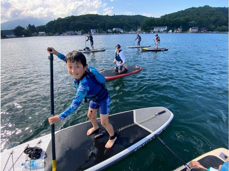 [นากาโนะ/ทะเลสาบโนจิริ] ประสบการณ์ SUP ที่แม้แต่ผู้เริ่มเล่นครั้งแรกก็สามารถสนุกได้อย่างง่ายดาย! แผนครึ่งวัน (ประมาณ 2 ชั่วโมง)の紹介画像