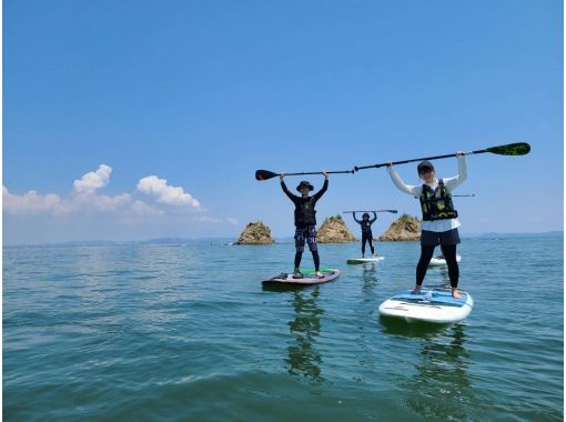 [Hiroshima, Fukuyama Tomonoura] 2 or more people, 1.5 hour SUP experience ★ Fukuyama ★ Thorough lecture by a SUPA certified instructor ★の画像