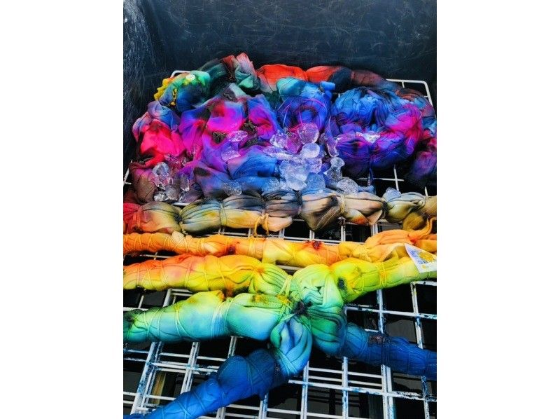 [Tokushima/Oboke/Koboke] Spring sale underway! Tie-dye dyeing experience - Dye your favorite T-shirt! (1 free T-shirt)の紹介画像