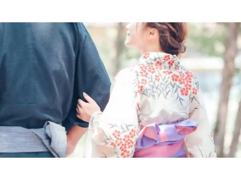 [Kyoto/ Karasuma] HANNARI couple kimono / yukata rental reservationの紹介画像