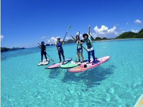 [冲绳庆良间群岛/座间味岛]让我们用SUP和浮潜来享受座间味海♪