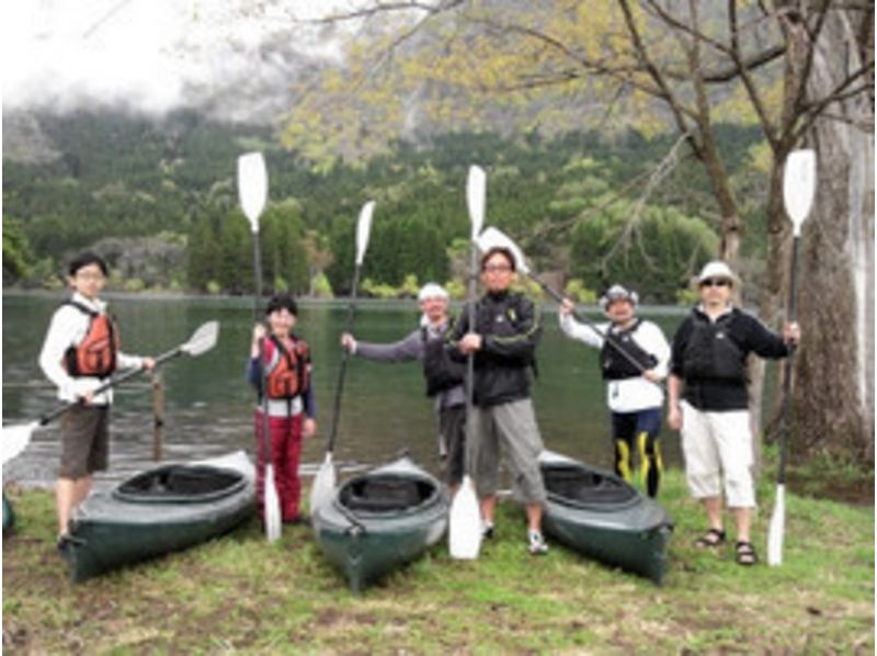[Nagano Hokuryu lake] canoe class [three people price]の紹介画像