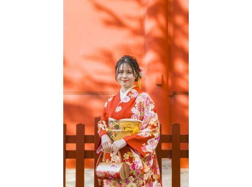 【도쿄 · 아사쿠사] 좋아하는 기모노를 선택하고 아사쿠사 산책! 기모노 렌탈 플랜 ￥3,300～♪ 트렌드의 기모노 선택 무제한!の画像
