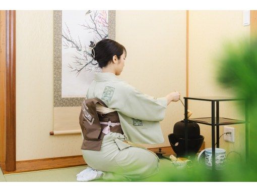 [Tokyo/Sensoji Temple] Kimono & tea ceremony authentic Japanese culture experience provided by HANAYAKAの画像