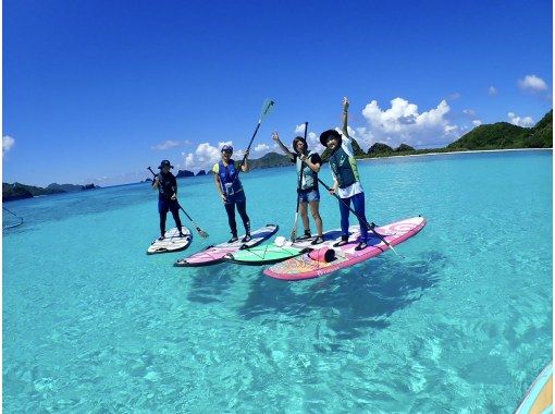 【沖縄・慶良間諸島／座間味島】体験SUPで座間味の海を満喫しよう♪の画像