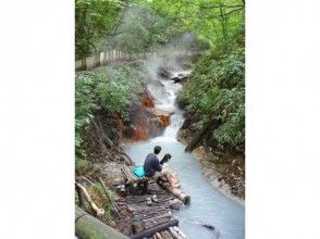 Noboribetsu - ดีตอนเช้าเดินแน่นอน footbath ธรรมชาติ [ฮอกไกโดเดินป่าใน Noboribetsu]の画像