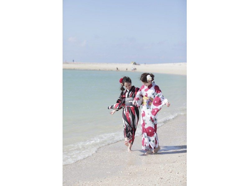 [โอกินาว่า/นาฮา] แผนคืนชุดยูกาตะเกียวโตดั้งเดิมของ Oguri Kimono Salon ในวันถัดไป!の紹介画像