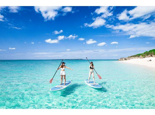 [Private Rental] Drone photography included at no extra charge! SUP on the stunning Miyako Blue Beach! ★Popular Activity★ Photo gift! Super Summer Sale 2024の画像