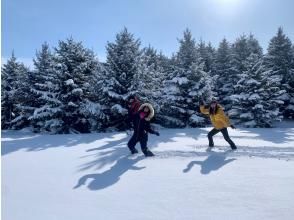 [Hokkaido, Sapporo] Snowshoe trekking at Moerenuma Park - Visiting the works of Isamu Noguchi - Photo shooting service with digital data provided