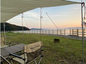 [Kumamoto/Amakusa] Safe for first-time users! Power spot “Tenku Torii” Luxury full-fledged auto camping with all the high-quality gear at the foot of Mt. Kuradake and a spectacular beachの画像