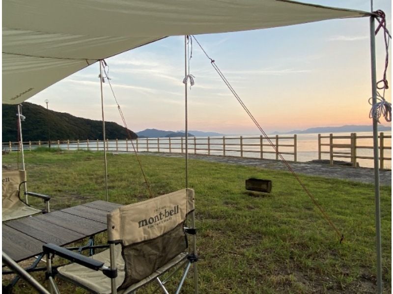 [Kumamoto/Amakusa] Safe for first-time users! Power spot “Tenku Torii” Luxury full-fledged auto camping with all the high-quality gear at the foot of Mt. Kuradake and a spectacular beachの紹介画像
