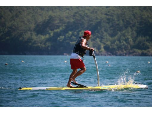 【山梨・西湖】立ち漕ぎSUP水上でトレーニングツアー60分の画像