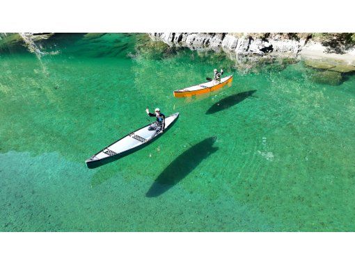 [高知/仁淀河上游]仁澱藍中的加拿大獨木舟體驗與無人機攝影！有數據出現！の画像
