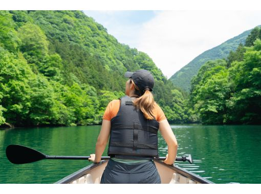 [Tokyo/Okutama] Rent a Canadian canoe at Lake Shiromaru! (Beginners welcome!)の画像