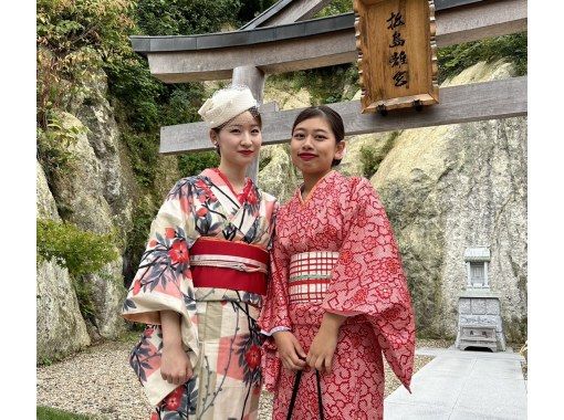 [จังหวัดมิยากิ/เมืองมัตสึชิมะ] สัมผัสประสบการณ์ชุดกิโมโนเต็มรูปแบบและประสบการณ์การแต่งหน้าแบบญี่ปุ่นที่มัตสึชิมะอิมพีเรียลวิลล่า/มัตสึชิมะの画像