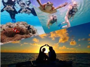 SALE! [Miyakojima/Private/Evening] {Enjoy Miyakojima} Sunset SUP & Private Sea Turtle Snorkeling ★Limited to one group per day★Free photo data!