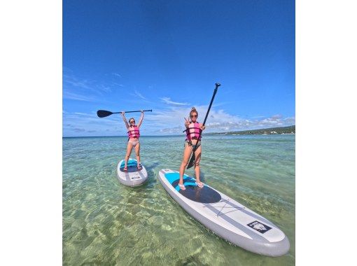 [Onna Village] Very popular! SUP cruising in the beautiful Okinawan ocean! Recommended for all ages ♪ Free photography during the tour!!の画像