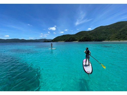 [Kagoshima/Amami Oshima] Marine activity ~ “Walking on the sea with SUP” Easy sea play for the whole family! It's okay to come empty-handed!の画像