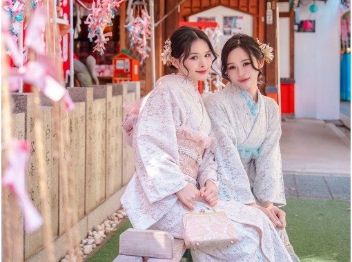 レース着物レンタル 1dayプランの画像