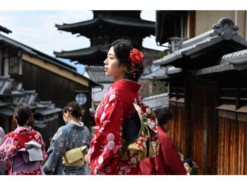 [คันไซ/โอซาก้า/เกียวโต/นารา] เพลิดเพลินกับเมืองประวัติศาสตร์และธรรมชาติของพื้นที่คันไซขณะสวมชุดกิโมโน! (แผนชุดกิโมโน 1 วัน)の紹介画像