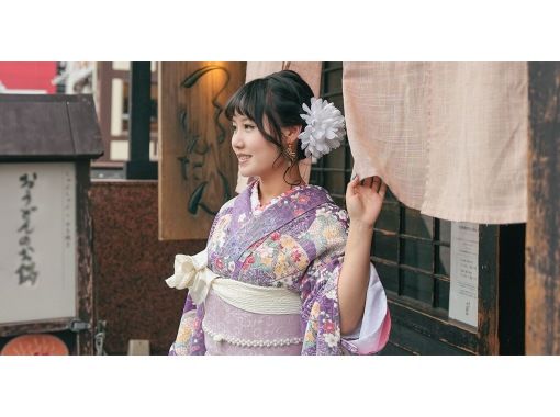 Osaka Kimono Rental 90 minutes plan (hair set included)の画像