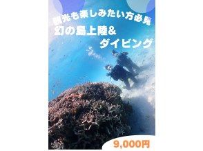 SALE！【見つけた方早い者勝ち！1日1組限定価格】【石垣島・3時間】半日で楽しむ幻の島＆初心者向け体験ダイビング　最安プラン