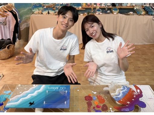 【石垣島/体験】オリジナルの海と写真で「オーシャンフォトスタンド」作り♡/ユーグレナモール徒歩1分/団体可！の画像