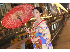 [Osaka/Dotonbori/Osaka Castle] Enjoy Osaka while wearing furisode! Furisode experience plan 